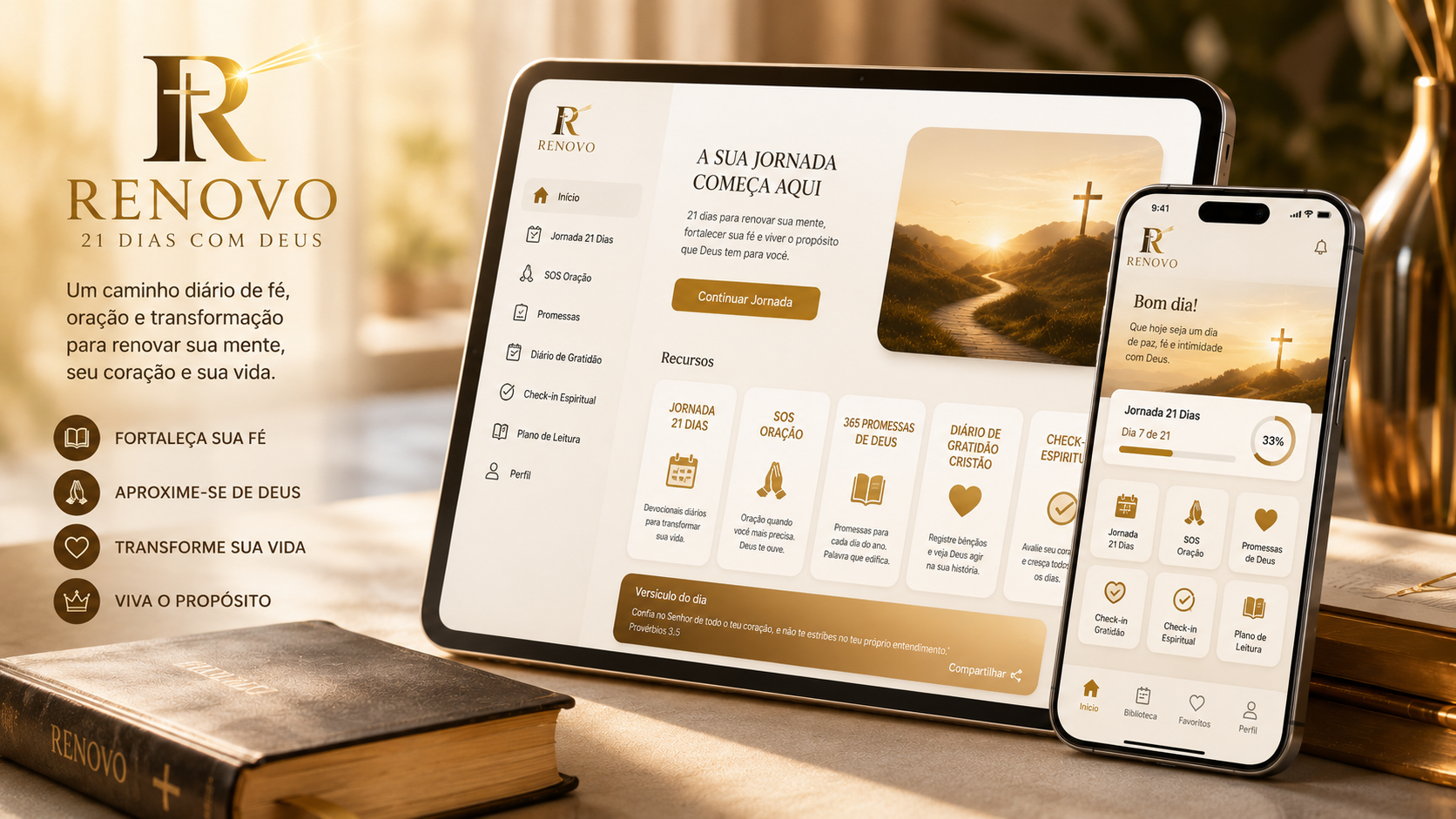 App Renovo — 21 Dias com Deus